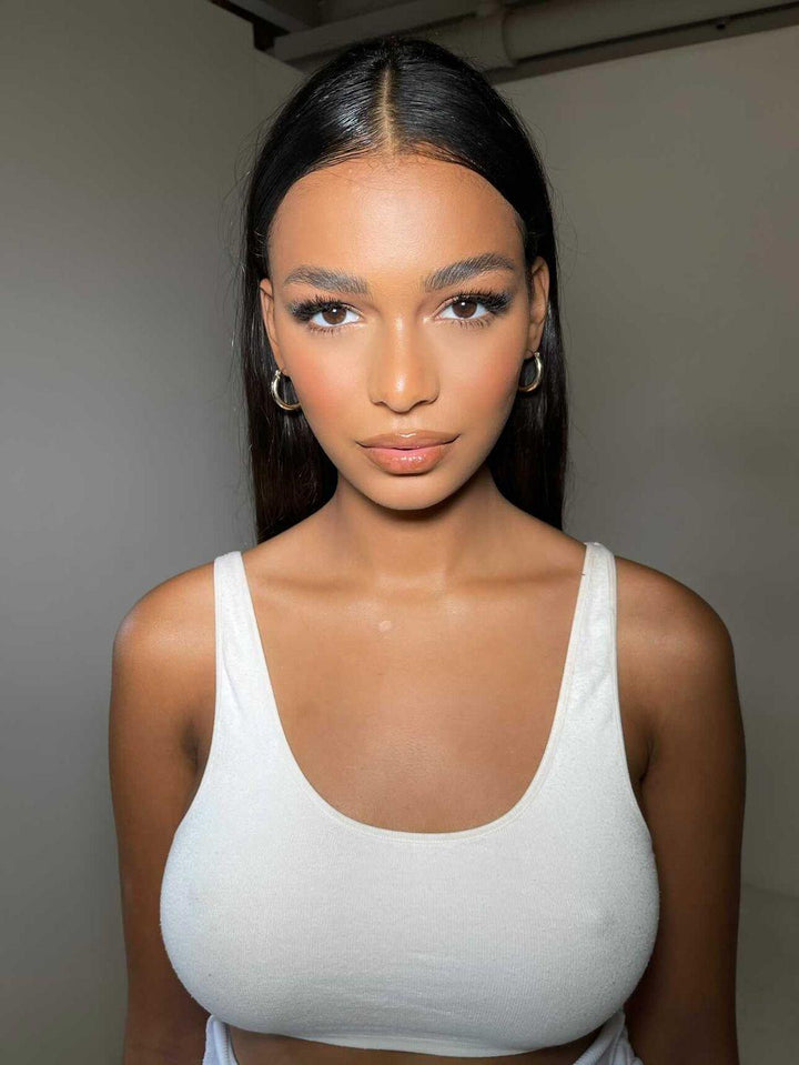 AU NATURELLE invisible band synthetic faux mink winged lashes Opuluxe Beauty®