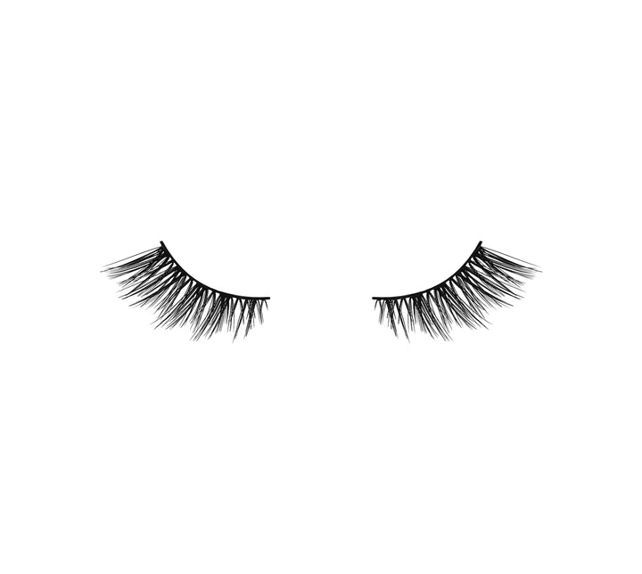 ON EDGE faux mink luxury lightweight winged natural half eyelashes Opuluxe Beauty® 
